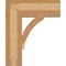 Ekena Millwork Thorton Block Rough Sawn Bracket, Western Red Cedar, 6"W x 20"D x 24"H BKT06X20X24THR05RWR - alternate 3
